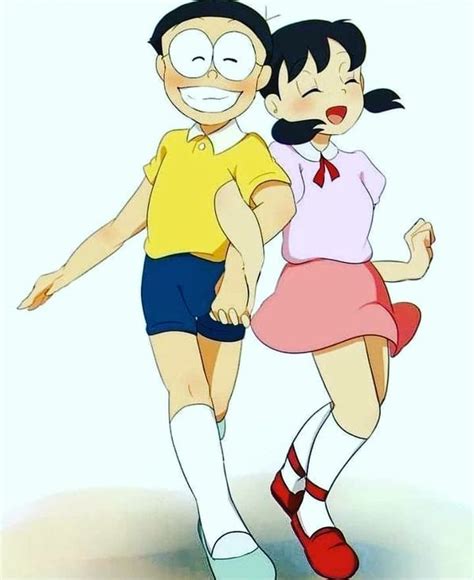 Nobita And Shizuka Love Wallpaper Doraemon Doremon Cartoon Cartoon Kiss