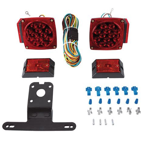 Led tailgate light bars flat 4 pin ysplitter adapter trailer wire harness trailer wiring kit. 12 Volt LED Trailer Light Kit