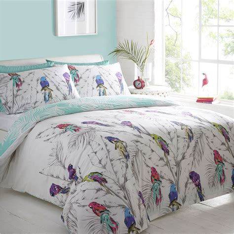 Home Collection Basics White Parrots Bed Linen From Debenhams Ebay
