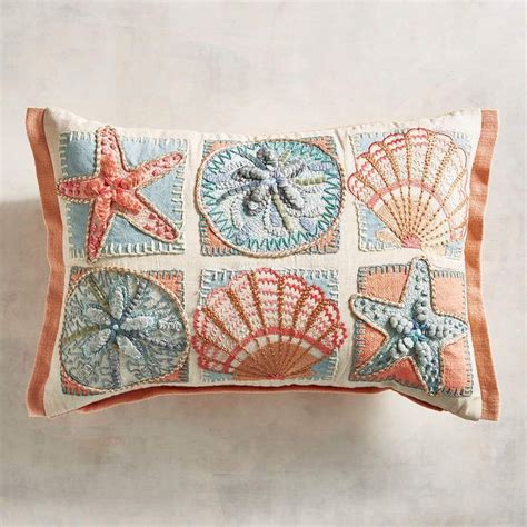 Pier 1 Imports Embellished Shell Collection Lumbar Pillow Shopstyle