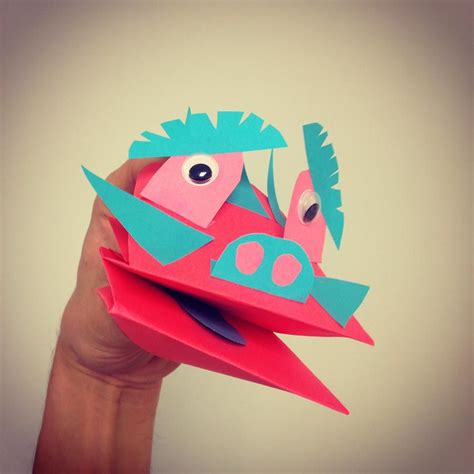 Origami Hand Puppets Tutorial Origami Handmade