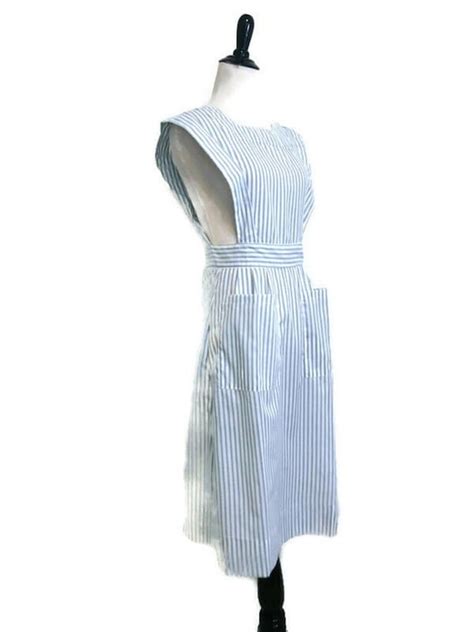 Vintage Pinafore Dress Candy Striper Dress Vintage Gem