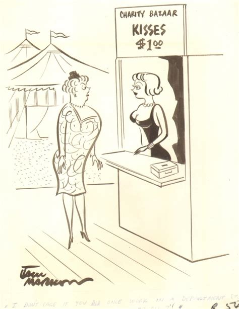 Kissing Booth Babe Gag Humorama 1962 By Jack Markow