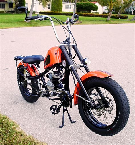Thinking about upgrading your bike with a motorized bicycle kit for an easier commute and less painful hills? KIT #1 PREMIUM PEDALCHOPPER KIT for OCC style Stingray ...