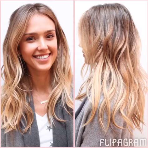 See Jessica Alba S Balayage Hair Tranformation On Instagram