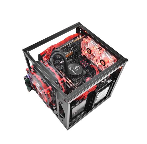Thermaltake Core V1 SPCC Mini ITX Cube Gaming Computer Case Chassis
