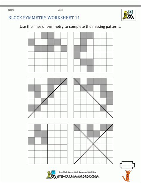 Printable Symmetry Worksheets Lyana Worksheets