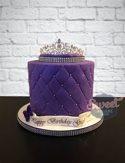 Purple 18th Birthday Cakes