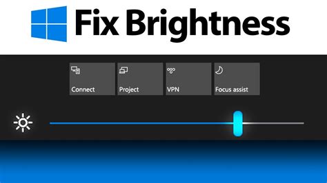 How To Fix Brightness Not Working In Windows 10 Brightness Problem Fix