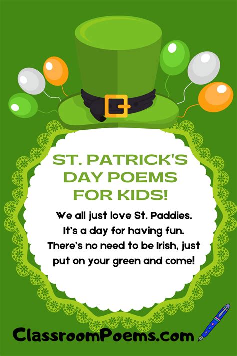 St Patricks Day Poems