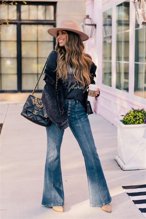 Bell Bottom Jeans Outfit Casual Wear Outfits With Bootcut Jeans