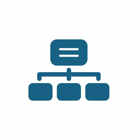Hierarchy Layout Organigram Icon Download On Iconfinder