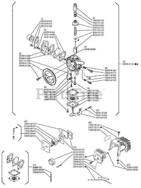 Shindaiwa T Shindaiwa String Trimmer Carburetor Parts Lookup With
