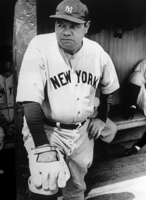 babe ruth in the new york yankees photograph by everett