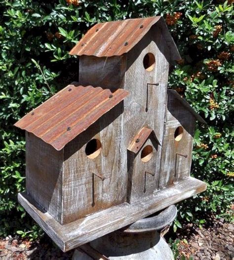 65 cool birdhouse design ideas to make birds easily to nest in your garden 33 goodsgn bird