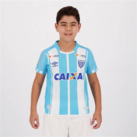 Camisa Umbro Avaí I 2017 Juvenil Azul Netshoes