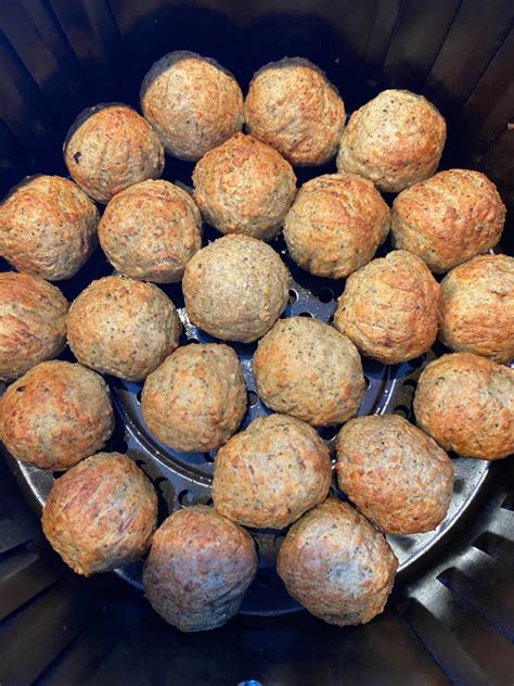 Air Fryer Frozen Meatballs Melanie Cooks
