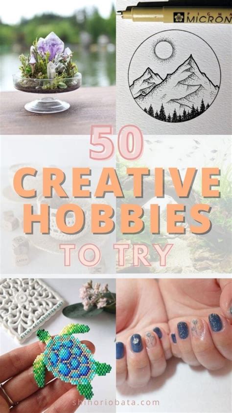 50 Super Fun Creative Hobbies To Start