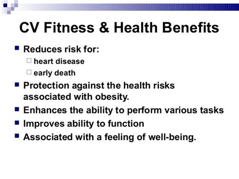 Describe The Benefits Of Cardiovascular Fitness To Health And Wellness Fitness Walls