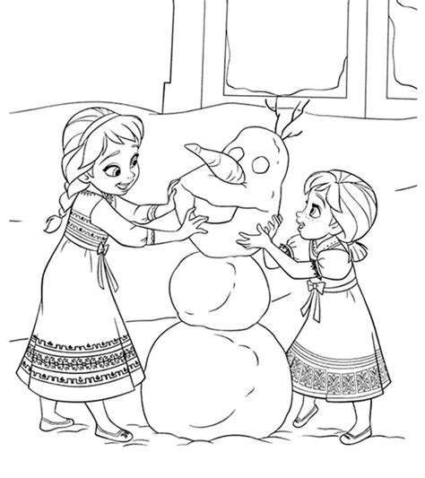 Frozen Elsa Coloring Pages Girl Game