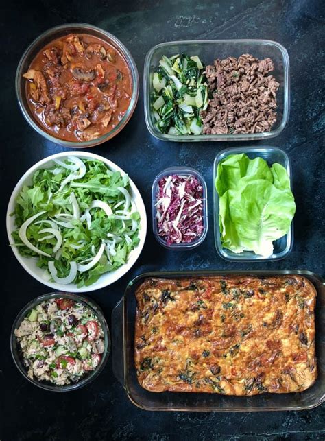 How I Prep A Week Of Easy Low Carb Meals Low Carb Meal Prep Low Carb