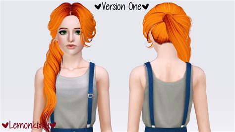 Skysims 239 Hairstyle Retextured By Lemonkixxy`s Lair Sims 3 Hairs