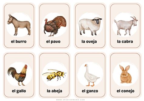 Farm Animals In Spanish Fun Activities For Preschool Spanish