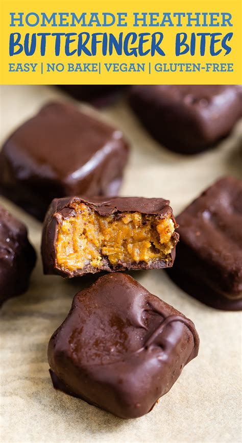 Easy Healthier Butterfingers Recipe Healthy Candy Butterfinger