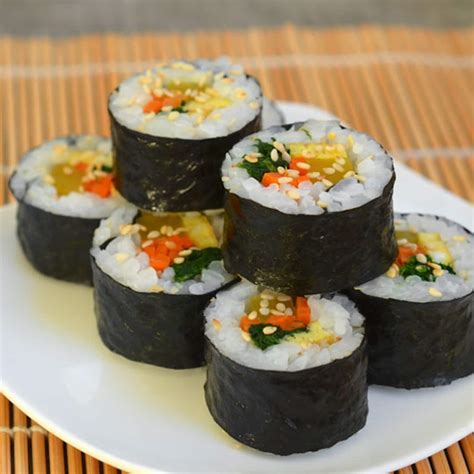 My mom packed extra kimbap for my friends and t How To Make Gimbap: Korean Seaweed and Rice Rolls | Kitchn