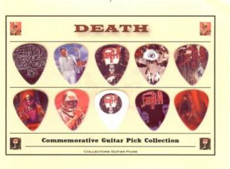 Deathcommemorative Guitar Pick Collection