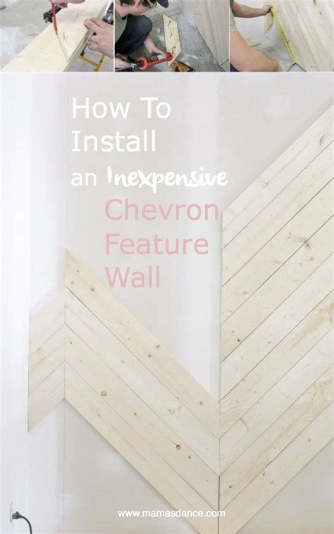 See more ideas about shiplap accent wall, ship lap walls, shiplap. DIY Chevron Wood Wall and Episode 4 | Shiplap wall diy ...