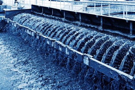Water flows through a filter designed to remove particles in the water. Fifteen Wastewater Treatment Plants in one High-Tech ...