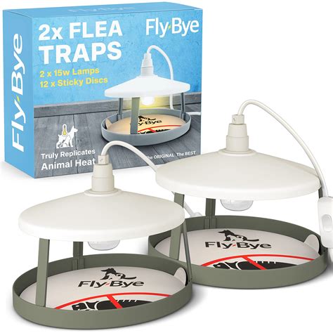 Buy Fly Bye 2x Ultimate Flea Traps With 12 Sticky Discs Flea