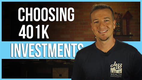 Efficiently Choosing 401k Retirement Investments Youtube