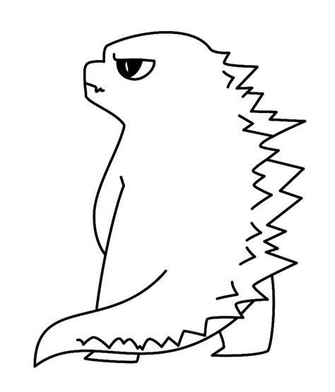 Godzilla 4 Coloring Page Free Printable Coloring Pages For Kids