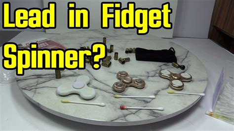 Lead Testing On Led Fidget Spinners Youtube