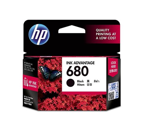 Choose original hp ink cartridges specially designed to work with your printer. HP 680 Original Ink Advantage Cartridge (Black) | Ink ...