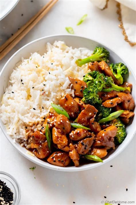 Teriyaki Chicken And Broccoli Teriyaki Sauce Recipe ChefDeHome Com