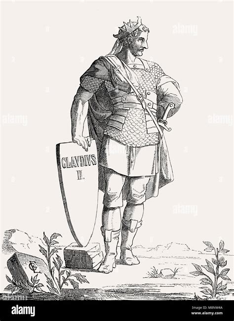 Claudius Gothicus Or Claudius Ii 210 270 Roman Emperor Stock Photo