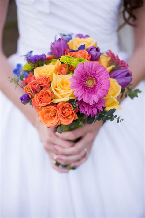 My Gorgeous Bright And Colorful Bridal Bouquet Beautiful Bouquet