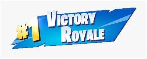 Download Fortnite Victory Royale Png Transparent Graphic Design Transparent Png Download
