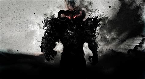 Download Black Demon Hd Wallpaper By Cjohnson39 Dark Demon