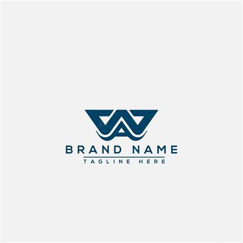 Premium Vector Wa Logo Design Template Vector Graphic Branding Element