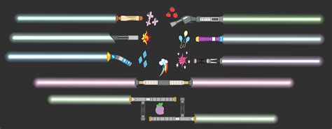 Council Of Harmony Spike And Sunset Lightsabers By Amante56 On Deviantart