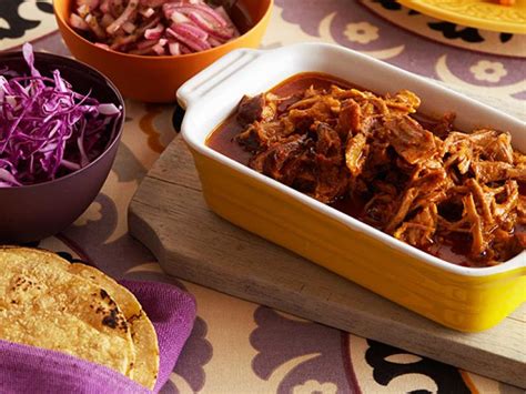 Leftover pulled pork tacos these easy to make leftover pulled pork tacos are stuffed with delicious pulled pork, avocado pico de gallo, shredded cabbage and topped with a spicy crema. Shredded Pork Tacos Recipe | Marcela Valladolid | Food Network
