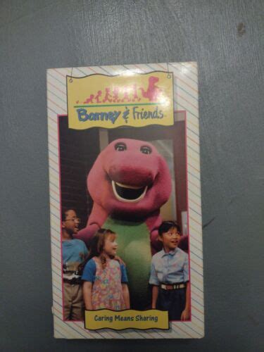 Barney And Friends Caring Means Sharing Vhs 1992 Childrens Time Life