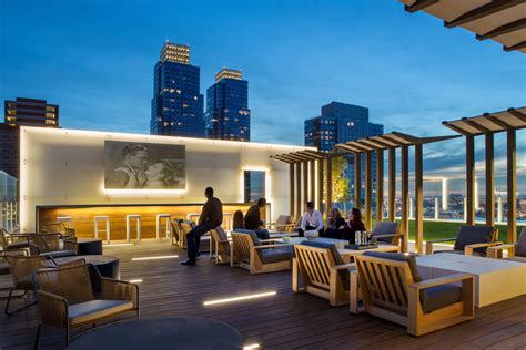 The Amazing Rooftop And Outdoor Movie Theatre At Gotham West Rooftop