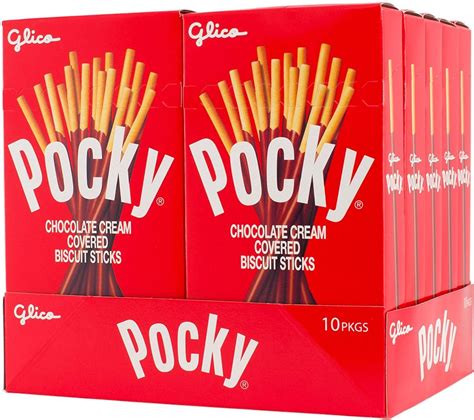 Pocky Chocolate Cream Covered Biscuit Sticks 247 Oz Pack Of 10 Ebay