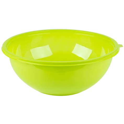 Fineline 5320 Grn Super Bowl 320 Oz Green Pet Plastic Salad Bowl 25case