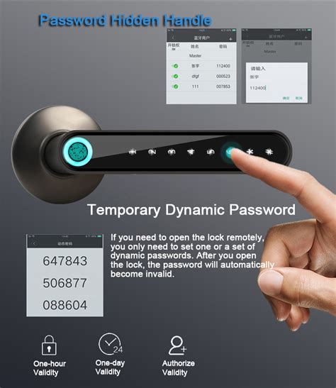 Wafu Wf 016 Fingerprint Electronic Door Lock Smart Bluetooth Password